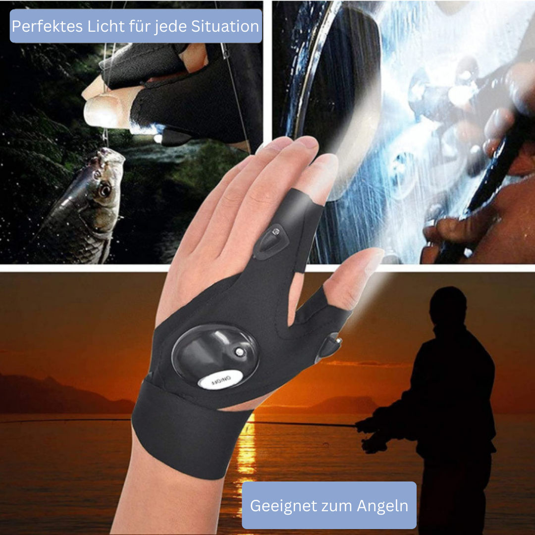LED Taschenlampen Handschuhe