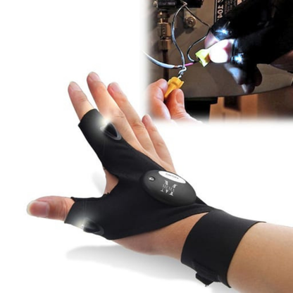 LED Taschenlampen Handschuhe
