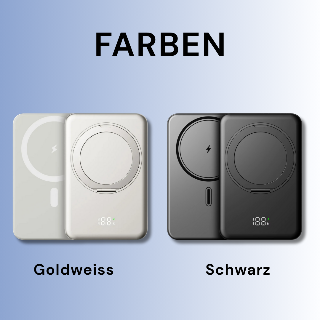 Magnetische Powerbank mit Halterung