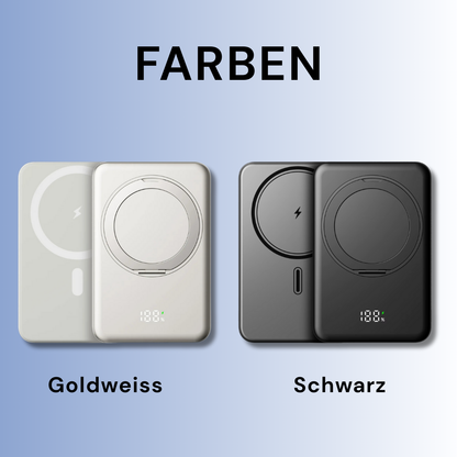 Magnetische Powerbank mit Halterung