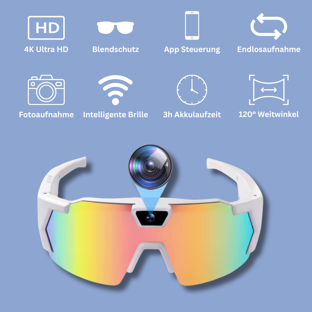 VisionCam™ - Sportbrille mit Kamera