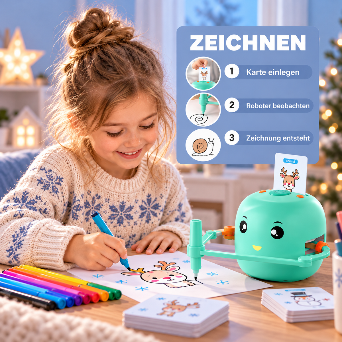 Magischer Zeichenroboter