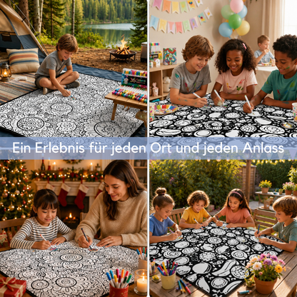CuddleArt™ - Deine Decke zum Ausmalen