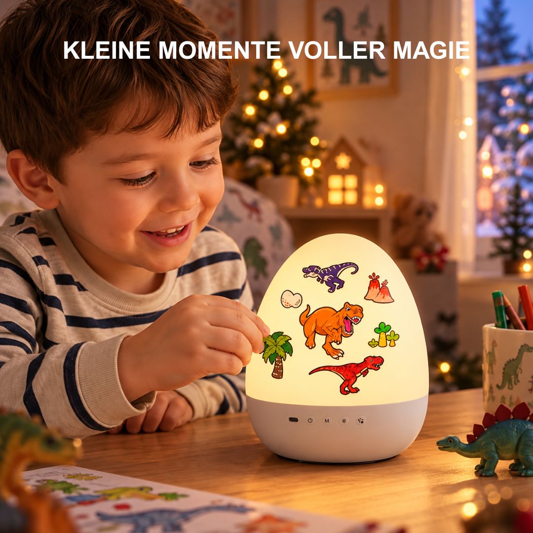 Magisches Dino Ei - Nachtlicht