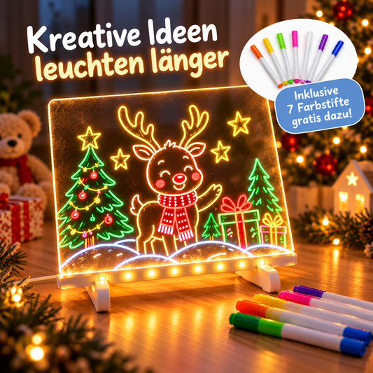 LED Zeichenbrett - kreativer Malspass ohne Bildschirm