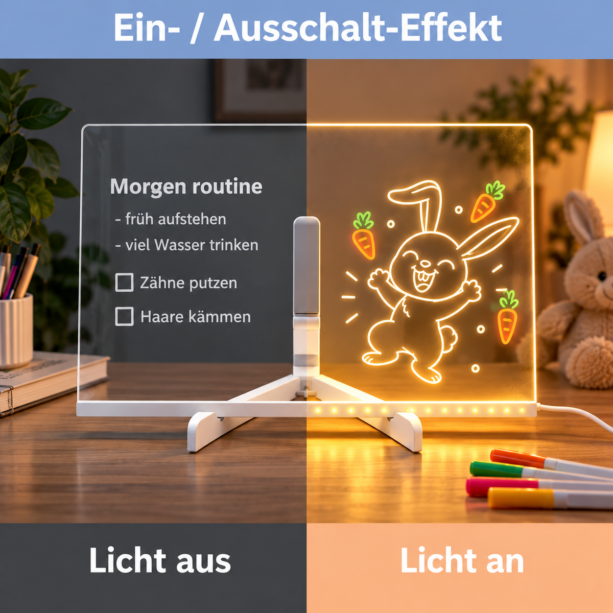 LED Zeichenbrett - der kreative Malspass ohne Bildschirm