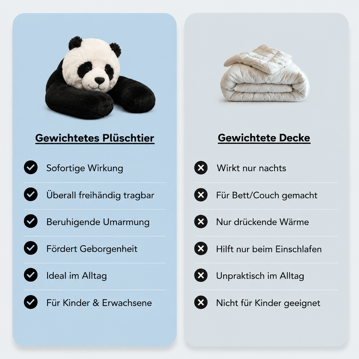 Hugsy™ - Gewichtetes Kuscheltier