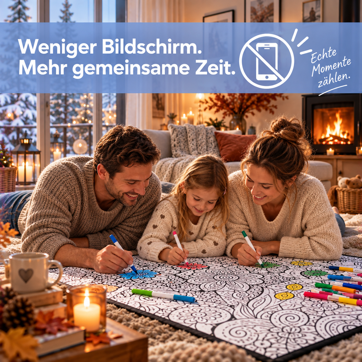 CuddleArt - Deine Decke zum Ausmalen