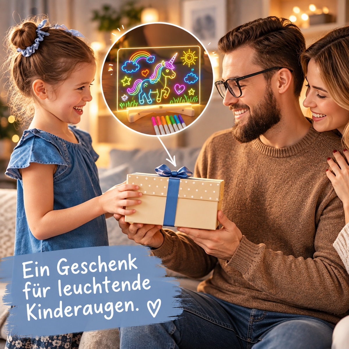LED Zeichenbrett - der kreative Malspass ohne Bildschirm
