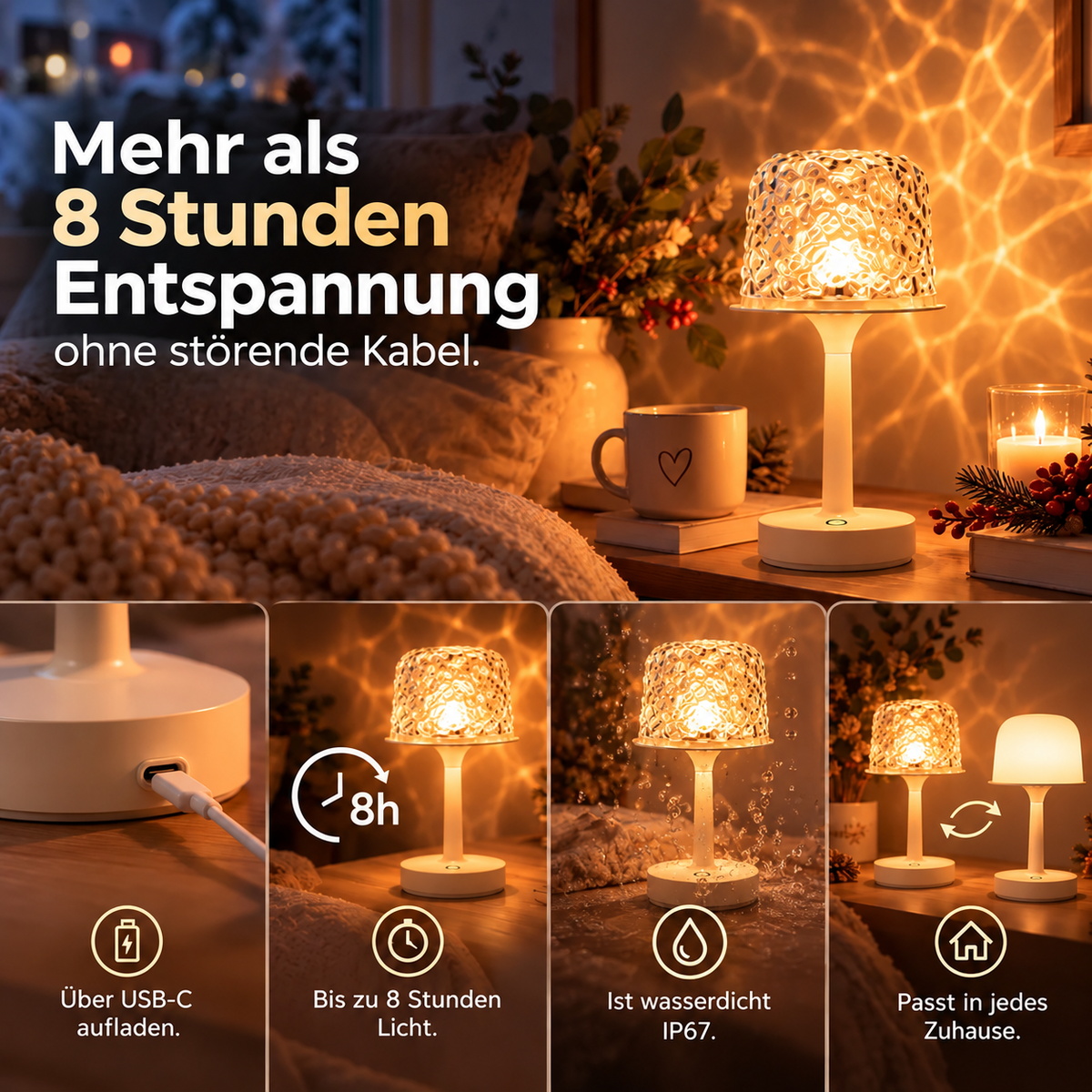 AquaGlow™ – Magisches Wasserlicht