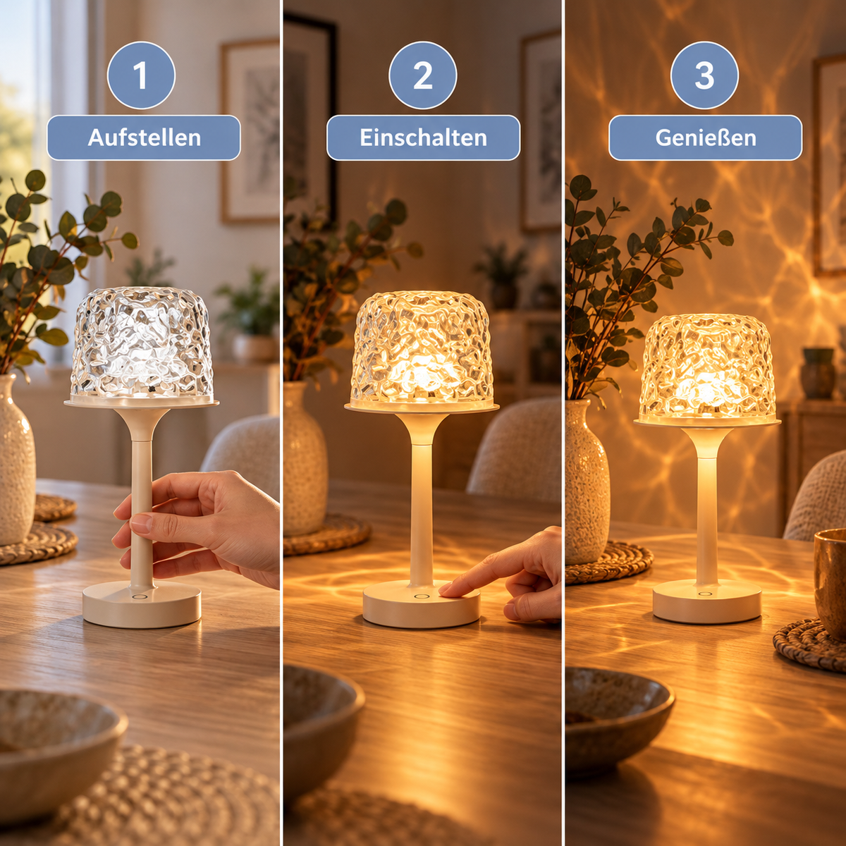 AquaGlow™ – Magisches Wasserlicht