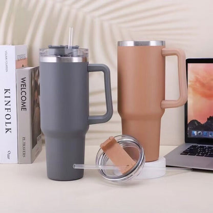 Edelstahl Thermos-Tasse mit Griff